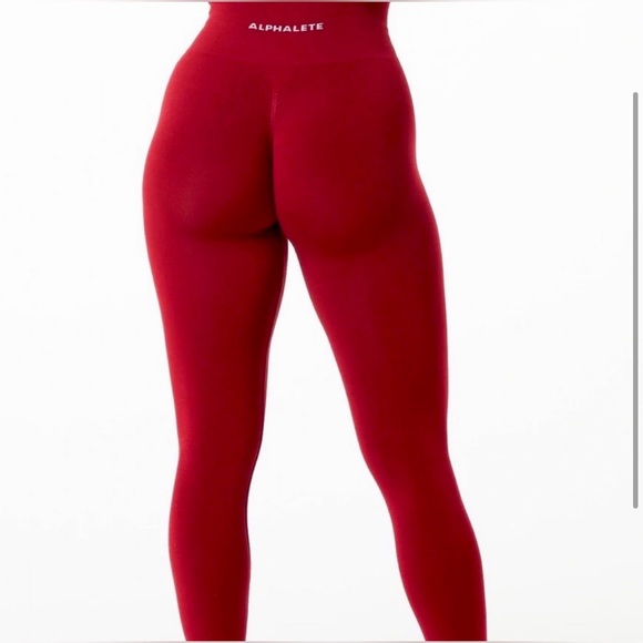 Alphalete Amplify Leggings Scarlet XS - Picture 1 of 13